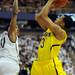 Michigan sophomore Trey Burke shoots the ball over  Michigan State junior Keith Appling during the second half at Breslin Center in East Lansing on Tuesday, Feb. 12. Melanie Maxwell I AnnArbor.com